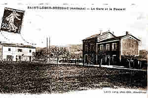 la gare de St Lager Bressac